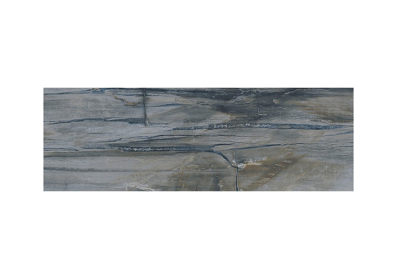 Petrified-Wood 10x30 Bleu - Carrelage intérieur en Grès Cérame émaillé (GS) Rectifié - PEW1030BL