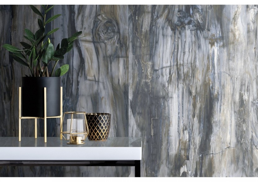 Petrified-Wood 30x60 Bleu - Carrelage intérieur en Grès Cérame émaillé (GS) Rectifié - PEW3060BL