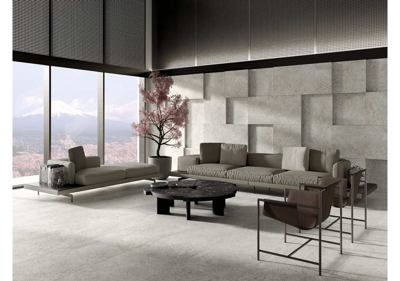 Shellstone 10x30 Blanc - Carrelage intérieur en Grès Cérame émaillé (GS) Rectifié - SH1030WHG