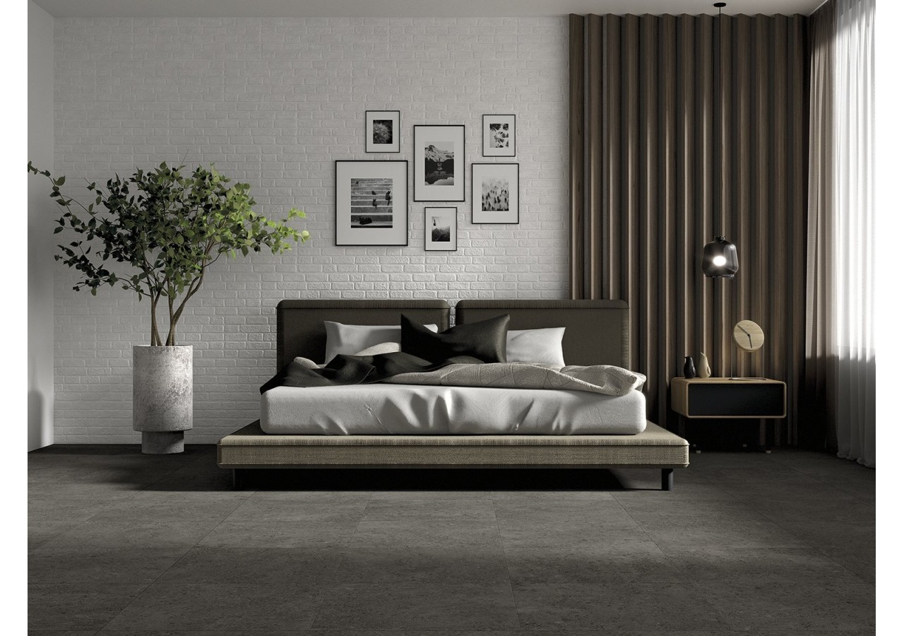 Shellstone 30x60 Anthracite - Carrelage intérieur en Grès Cérame émaillé (GS) Rectifié - SH3060DA