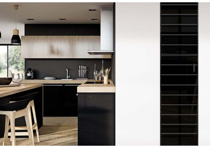 Façade de placard 1 portes pivotante Générique laqué - Kazed : Confort'Mat