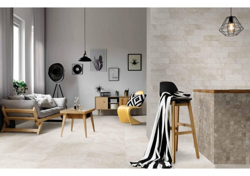 Star 60x120 Blanc - Carrelage intérieur en Grès Cérame émaillé (GS) Rectifié - ST120WH