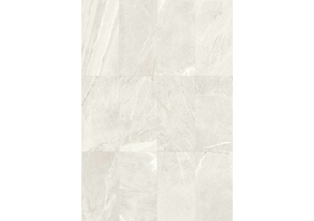 Stone Wave 30x60 Blanc - Carrelage intérieur en Grès Cérame émaillé (GS) Naturel - SW3060WH