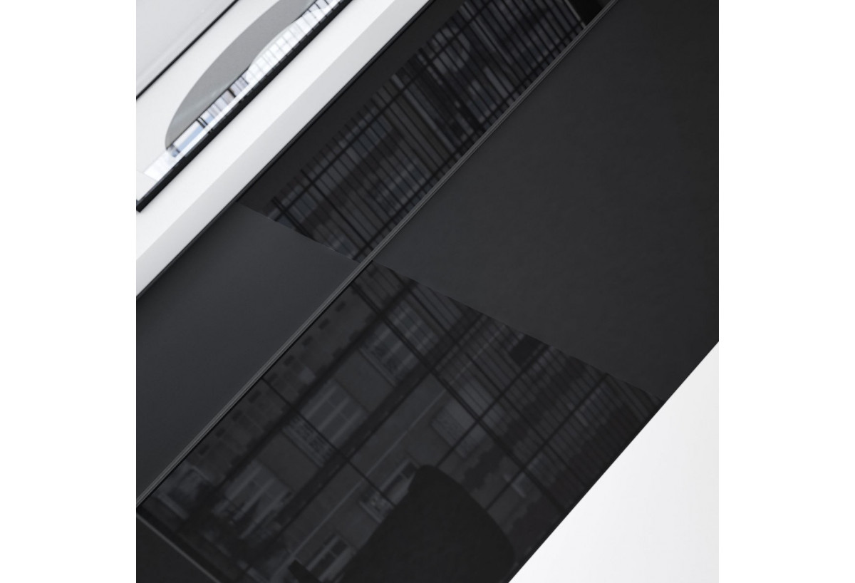 Façade de placard 2 portes coulissante Septième art - Kazed : Confort'Mat