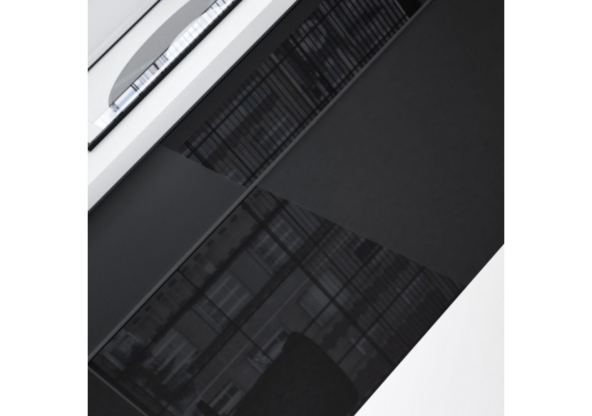 Façade de placard 2 portes coulissante Septième art - Kazed : Confort'Mat