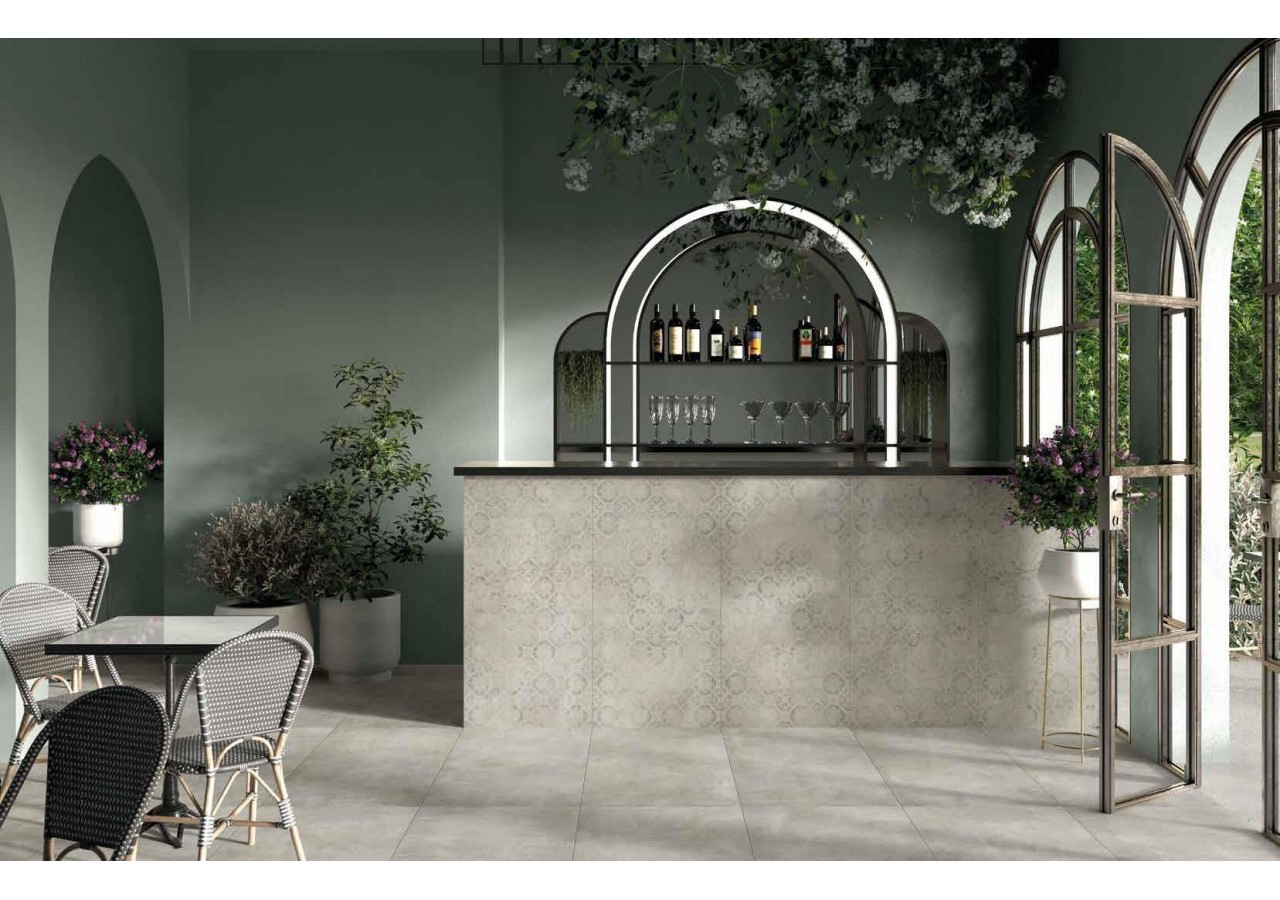 Theatro 80x80 Blanc - Carrelage intérieur en Grès Cérame émaillé (GS) Rectifié - 1001012