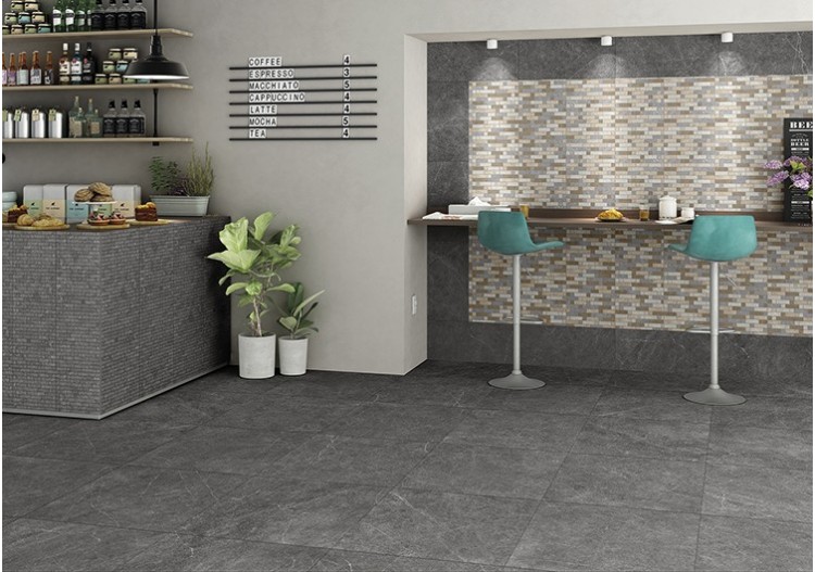 Time 10x30 Noir - Carrelage intérieur en Grès Cérame émaillé (GS) Rectifié - TI1030DA 2