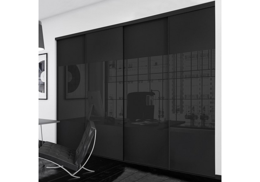 Septième art : Façade de placard coulissante 4 portes