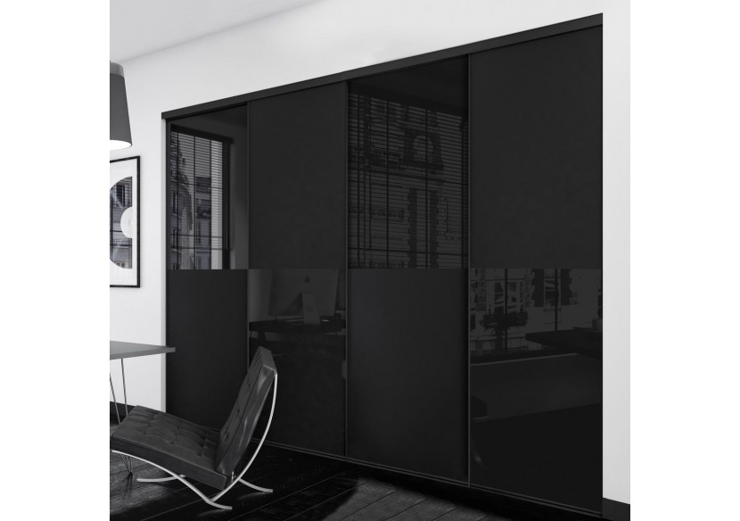 Septième art : Façade de placard coulissante 4 portes