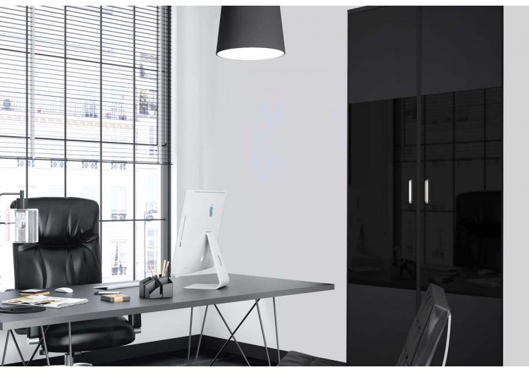 Façade de placard 2 portes pivotante Septième art - Kazed : Confort'Mat