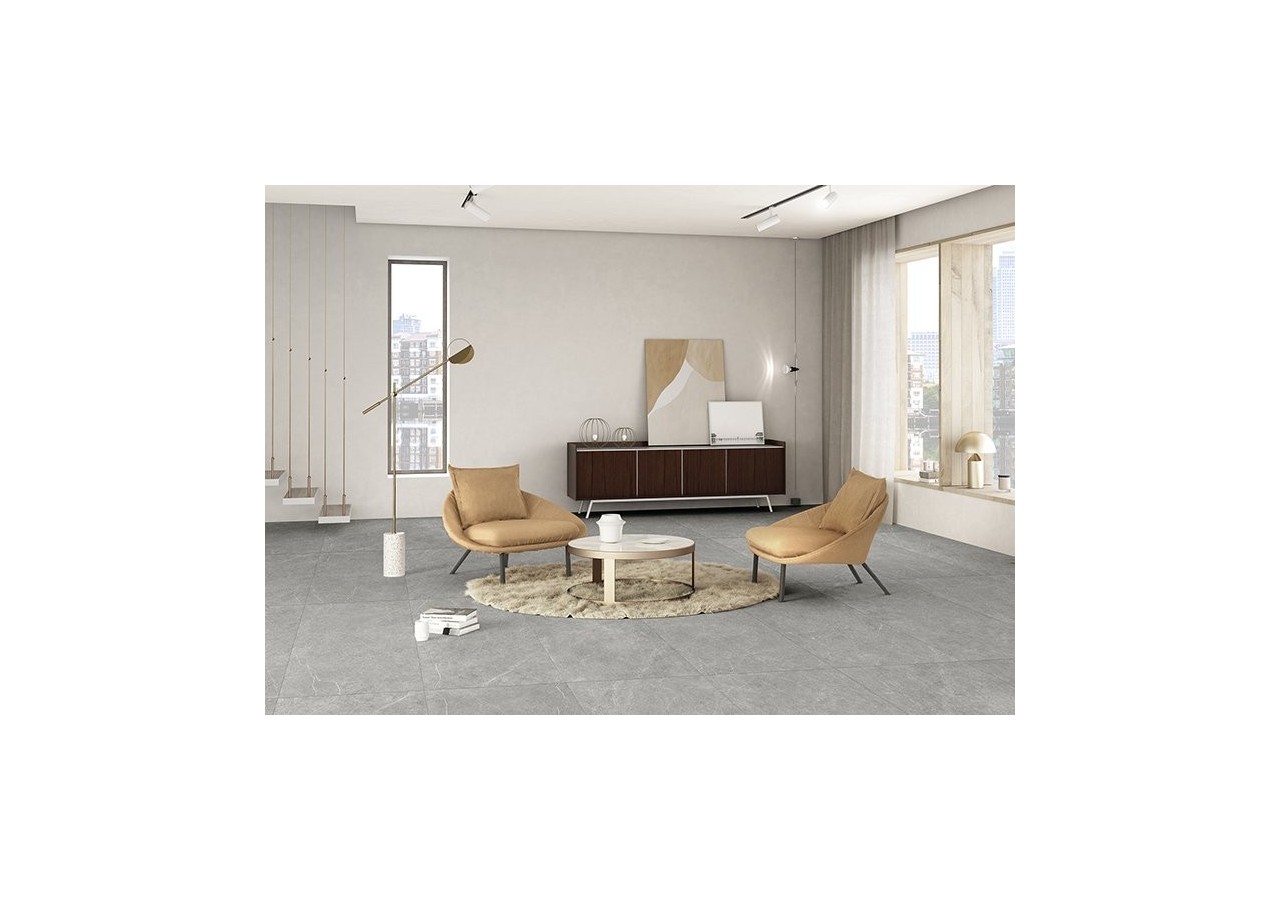 Time 80x80 Fog - Carrelage intérieur en Grès Cérame émaillé (GS) Rectifié - TI8080FO