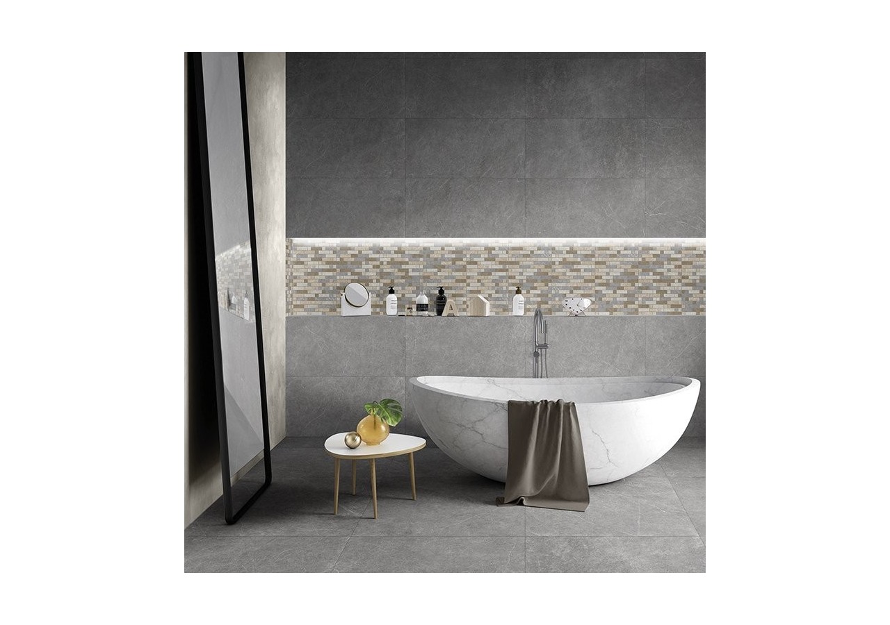 Time 80x80 Fog - Carrelage intérieur en Grès Cérame émaillé (GS) Rectifié - TI8080FO