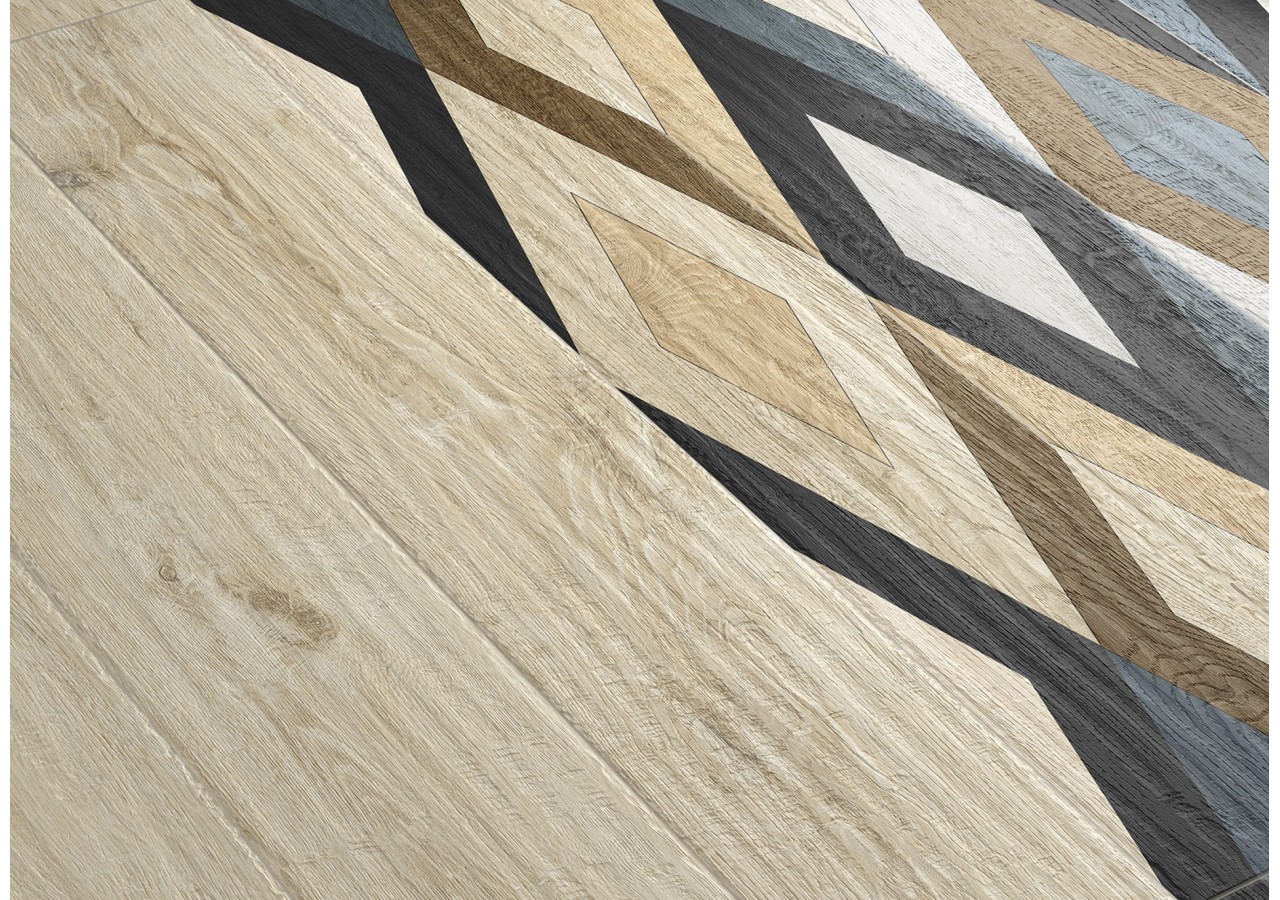 Tongass 20x120 Multicolore - Carrelage intérieur en Grès Cérame émaillé (GS) Rectifié - TON20DEC