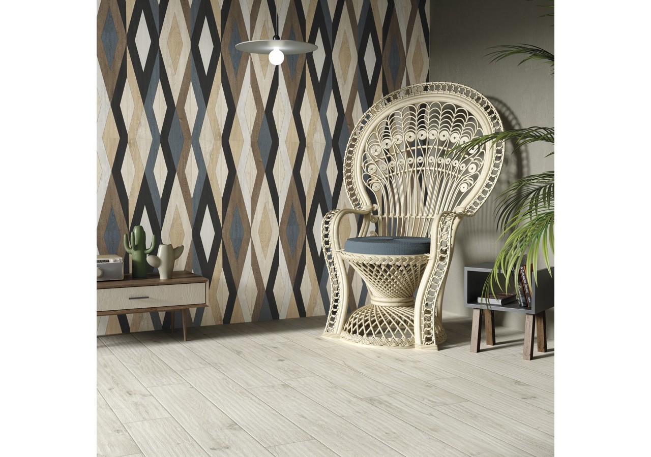 Tongass 20x120 Blanc - Carrelage intérieur en Grès Cérame émaillé (GS) Rectifié - TON20WH