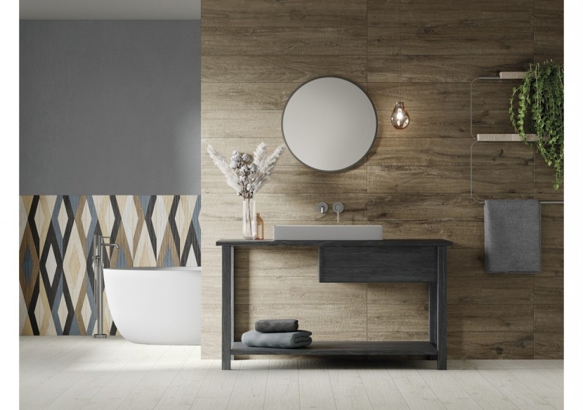 Tongass 20x120 Blanc - Carrelage intérieur en Grès Cérame émaillé (GS) Rectifié - TON20WH