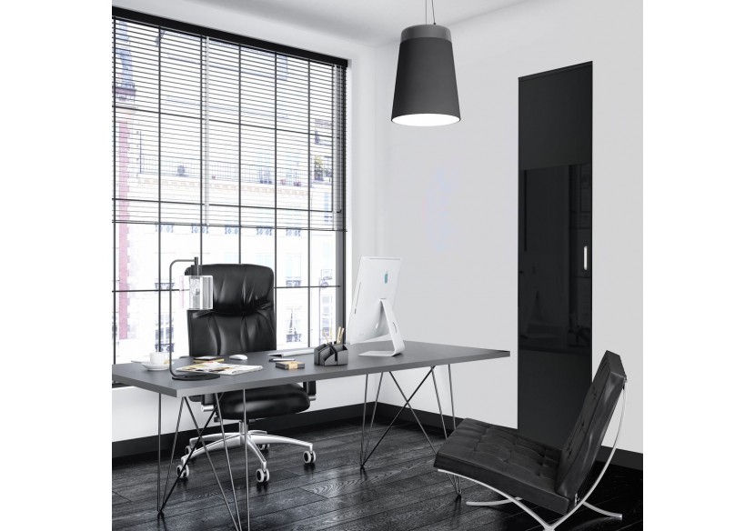 Façade de placard 1 portes pivotante Septième art - Kazed : Confort'Mat