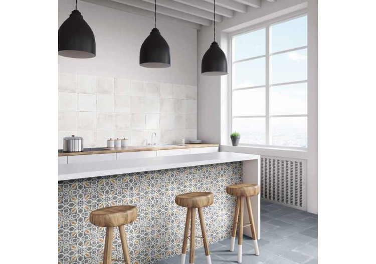 Vintage 20x20 Bleu - Carrelage intérieur en Grès Cérame émaillé (GS) Naturel - VINAV 2