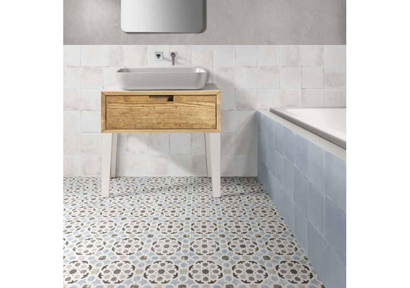 Vintage 20x20 Bleu - Carrelage intérieur en Grès Cérame émaillé (GS) Naturel - VINAV