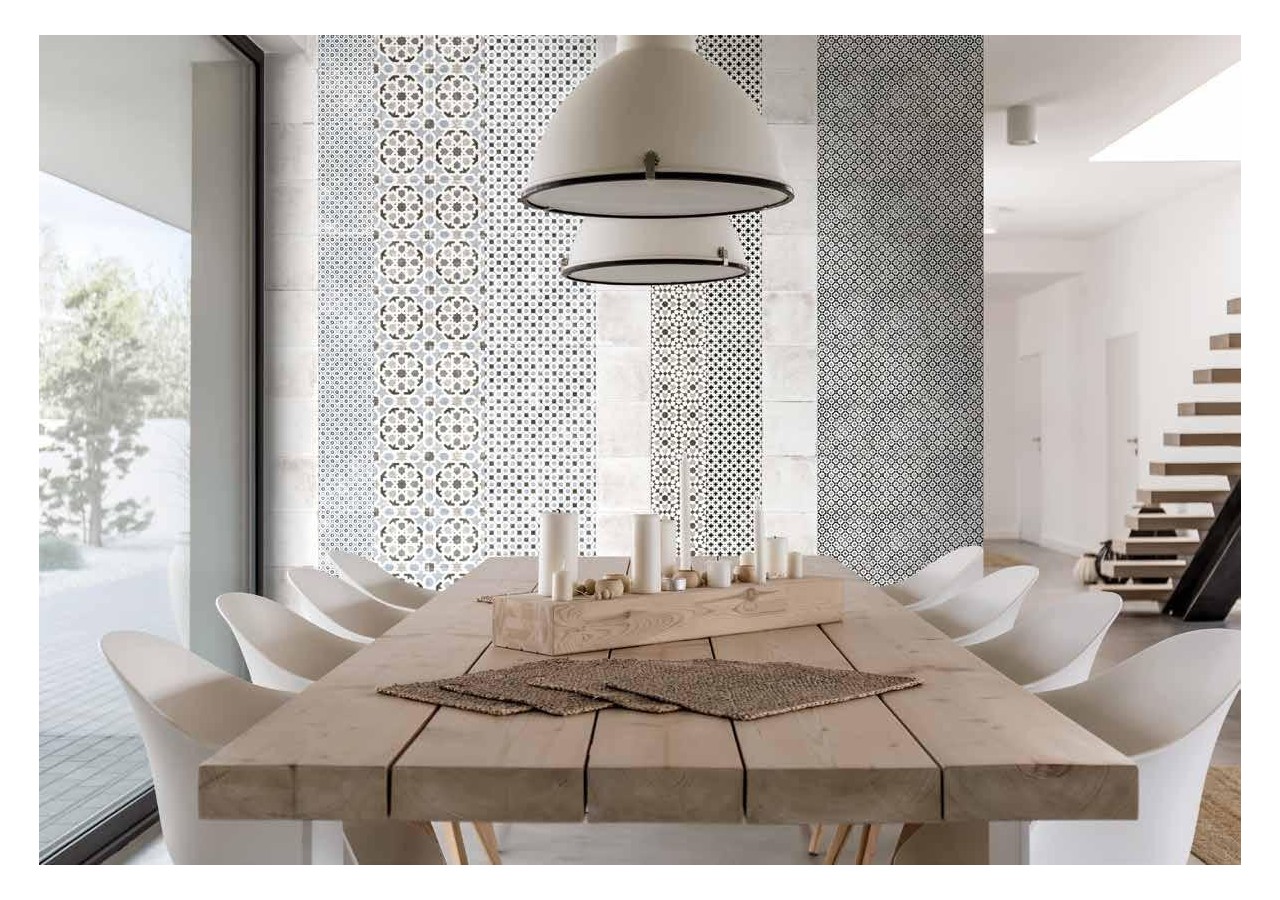 Vintage 20x20 Blanc - Carrelage intérieur en Grès Cérame émaillé (GS) Naturel - VINBI