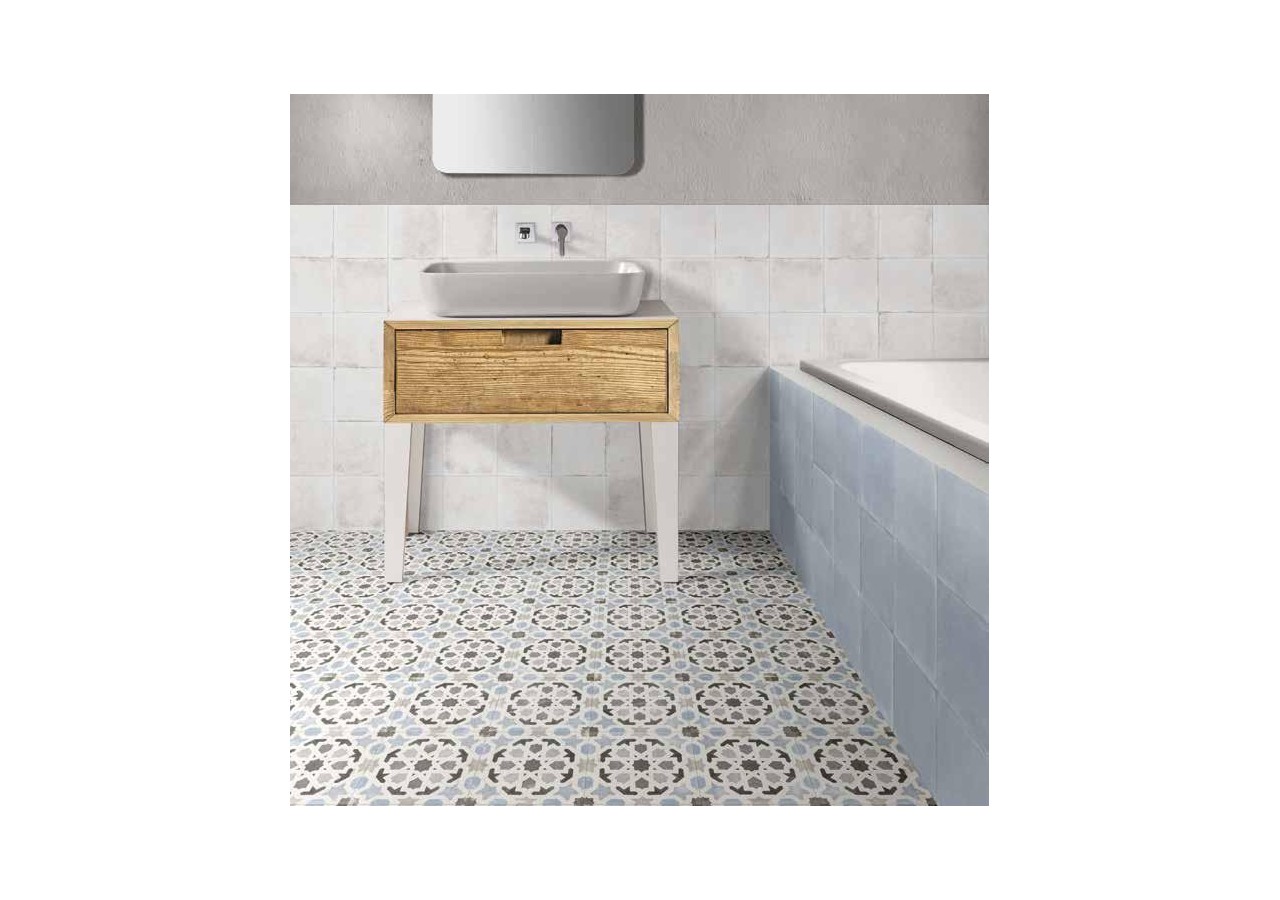 Vintage 20x20 Blanc - Carrelage intérieur en Grès Cérame émaillé (GS) Naturel - VINBI