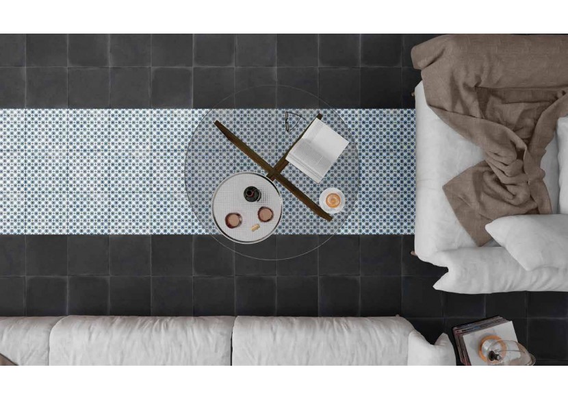 Vintage 20x20 Noir - Carrelage intérieur en Grès Cérame émaillé (GS) Naturel - VINNE