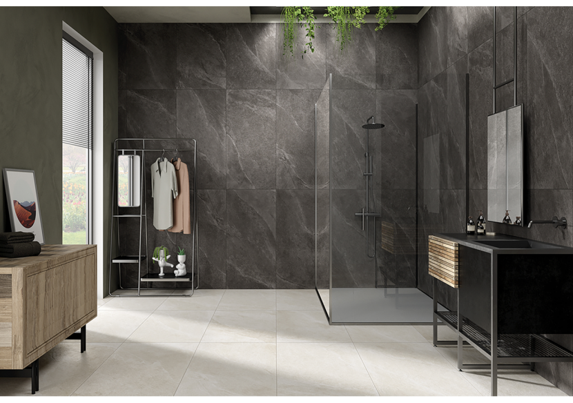 Wales 30x60 Anthracite - Carrelage intérieur en Grès Cérame émaillé (GS) Rectifié - 1004009