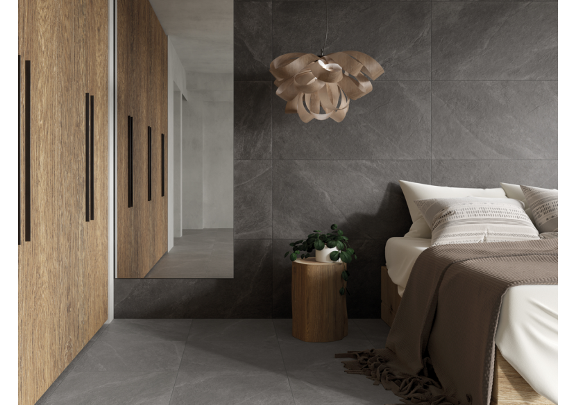 Wales 30x60 Anthracite - Carrelage intérieur en Grès Cérame émaillé (GS) Rectifié - 1004009