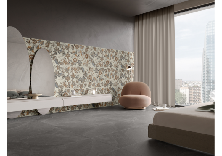 Wales 60x120 Anthracite - Carrelage intérieur en Grès Cérame émaillé (GS) Rectifié - 1004043 2