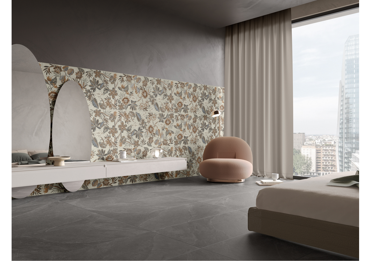 Wales 60x120 Anthracite - Carrelage intérieur en Grès Cérame émaillé (GS) Rectifié - 1004043