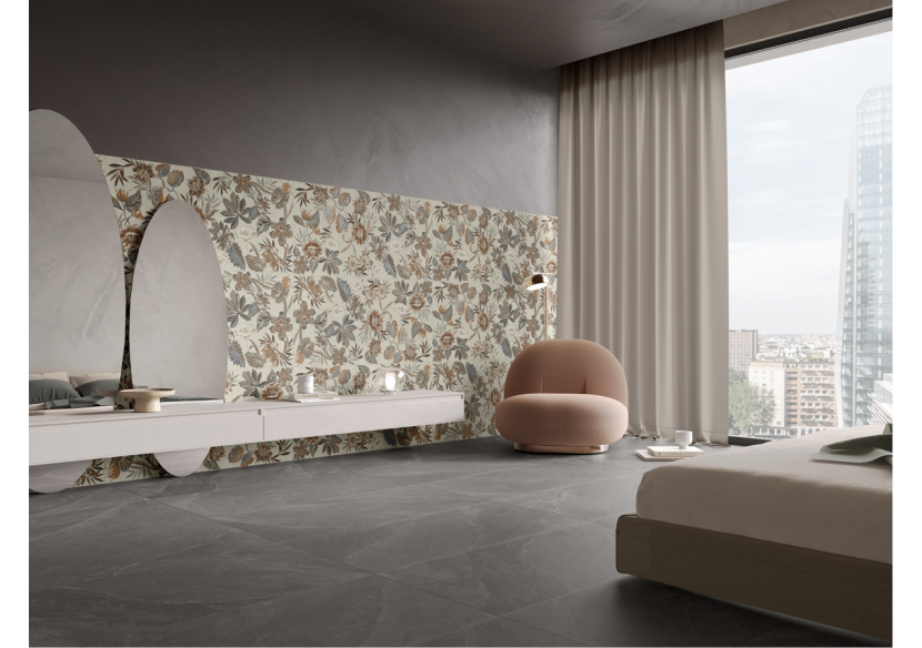 Wales 60x120 Anthracite - Carrelage intérieur en Grès Cérame émaillé (GS) Rectifié - 1004043