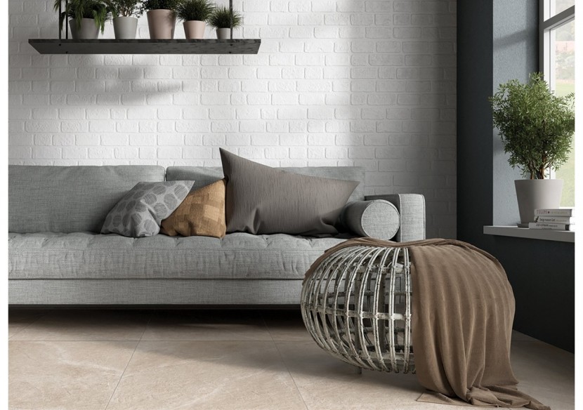 Wales 60x120 Beige - Carrelage extérieur en Grès Cérame émaillé (GS) Rectifié GRIP - 1004023