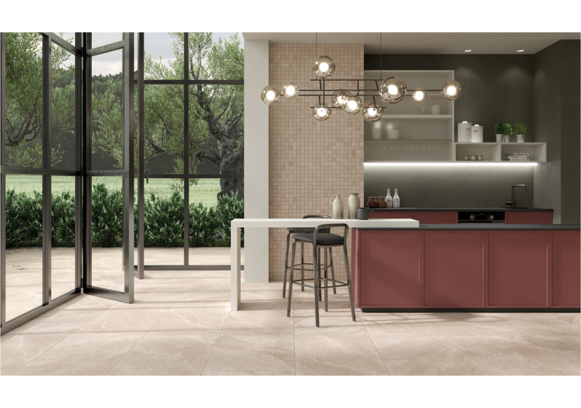 Wales 60x120 Beige - Carrelage extérieur en Grès Cérame émaillé (GS) Rectifié GRIP - 1004023