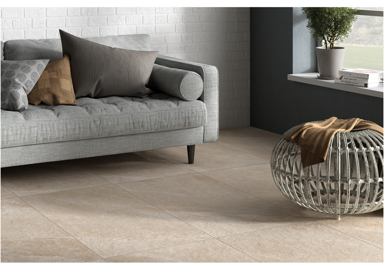 Wales 60x120 Beige - Carrelage intérieur et extérieur en Grès Cérame émaillé (GS) Rectifié GRIP - 1004014