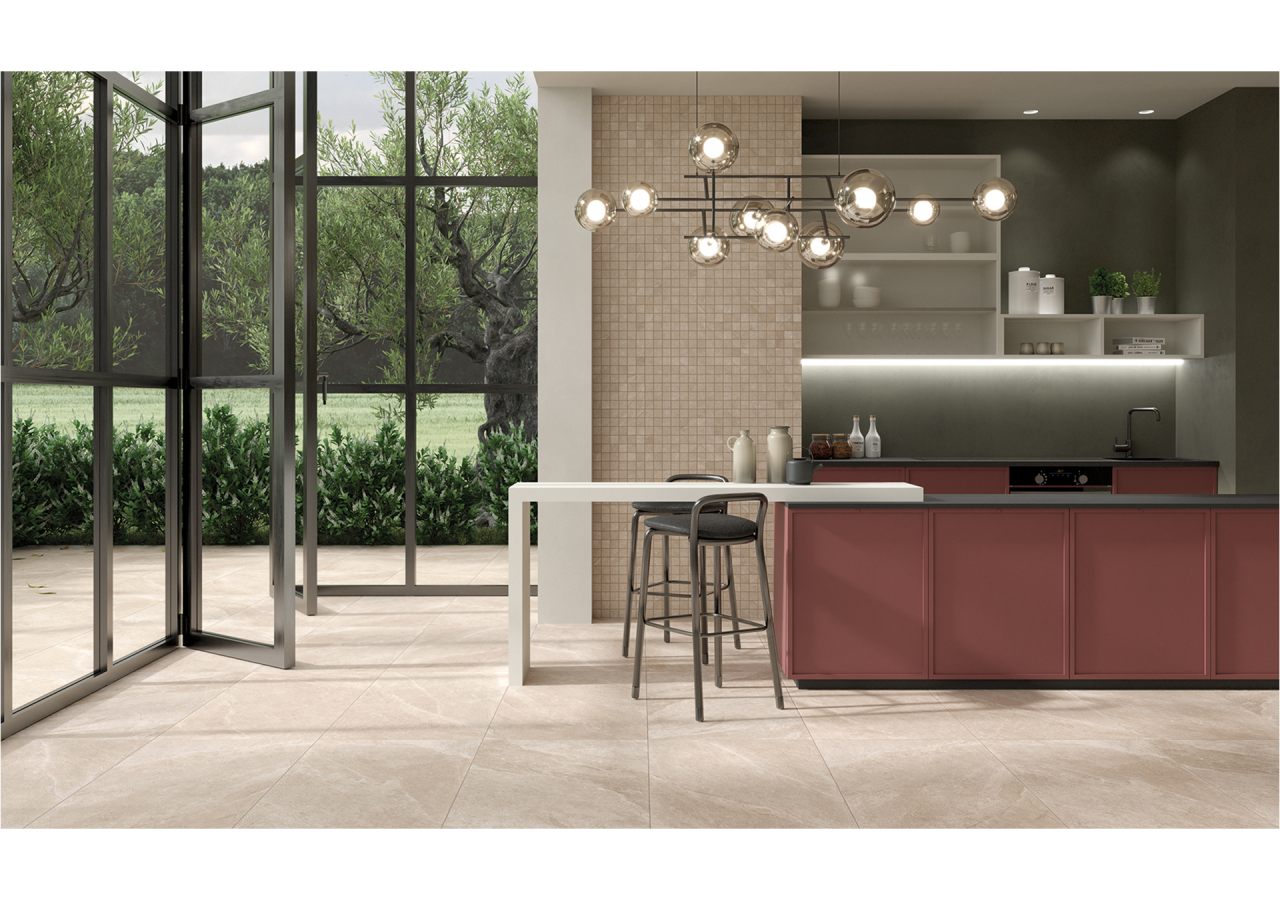 Wales 60x120 Beige - Carrelage intérieur et extérieur en Grès Cérame émaillé (GS) Rectifié GRIP - 1004014