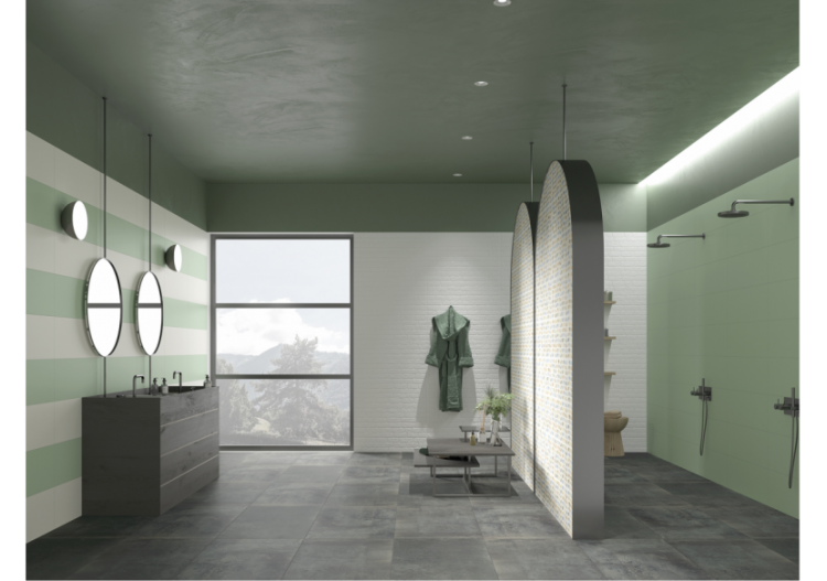 Wallbrick 30x90 Blanc - Carrelage intérieur en Grès Cérame émaillé (GS) Rectifié - WA3090BR 2