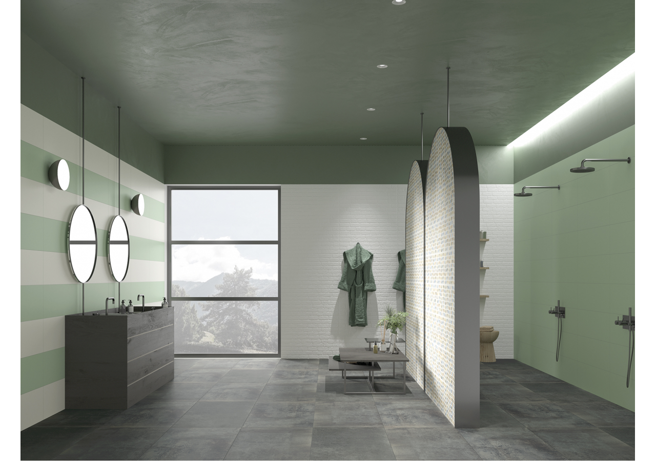 Wallbrick 30x90 Blanc - Carrelage intérieur en Grès Cérame émaillé (GS) Rectifié - WA3090BR