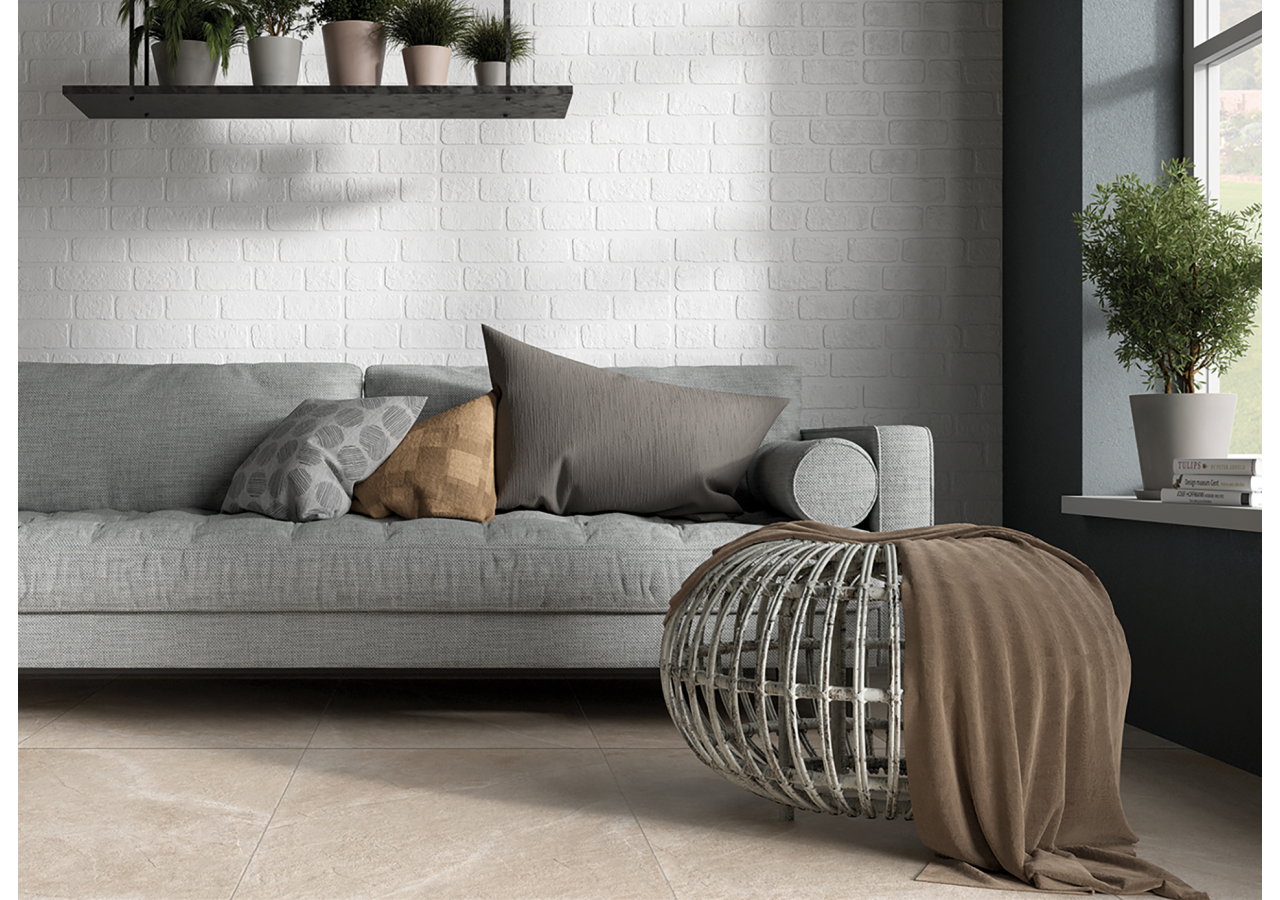 Wallbrick 30x90 Blanc - Carrelage intérieur en Grès Cérame émaillé (GS) Rectifié - WA3090BR