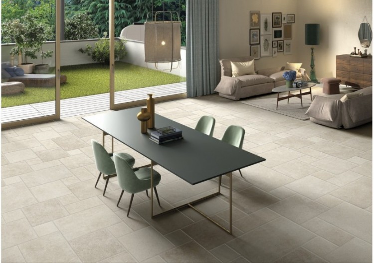 Lapis 40x40 Alba - Carrelage intérieur en Grès Cérame émaillé (GS) Naturel - LA4040AL 2