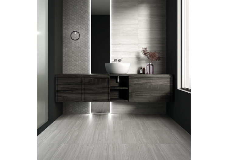 Origin 60x60 Gris - Carrelage intérieur en Grès Cérame émaillé (GS) Rectifié - OR6060GY 2