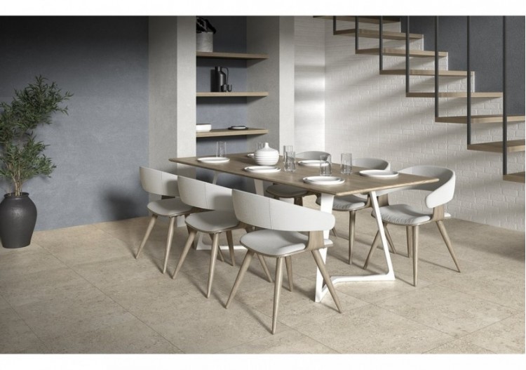 Shellstone 60x60 Ambre - Carrelage intérieur et extérieur en Grès Cérame émaillé (GS) Rectifié GRIP - SH6060AMG 2