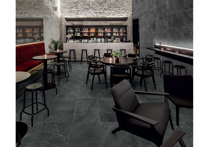 Star 60x60 Noir - Carrelage intérieur en Grès Cérame émaillé (GS) Rectifié - ST60BLR