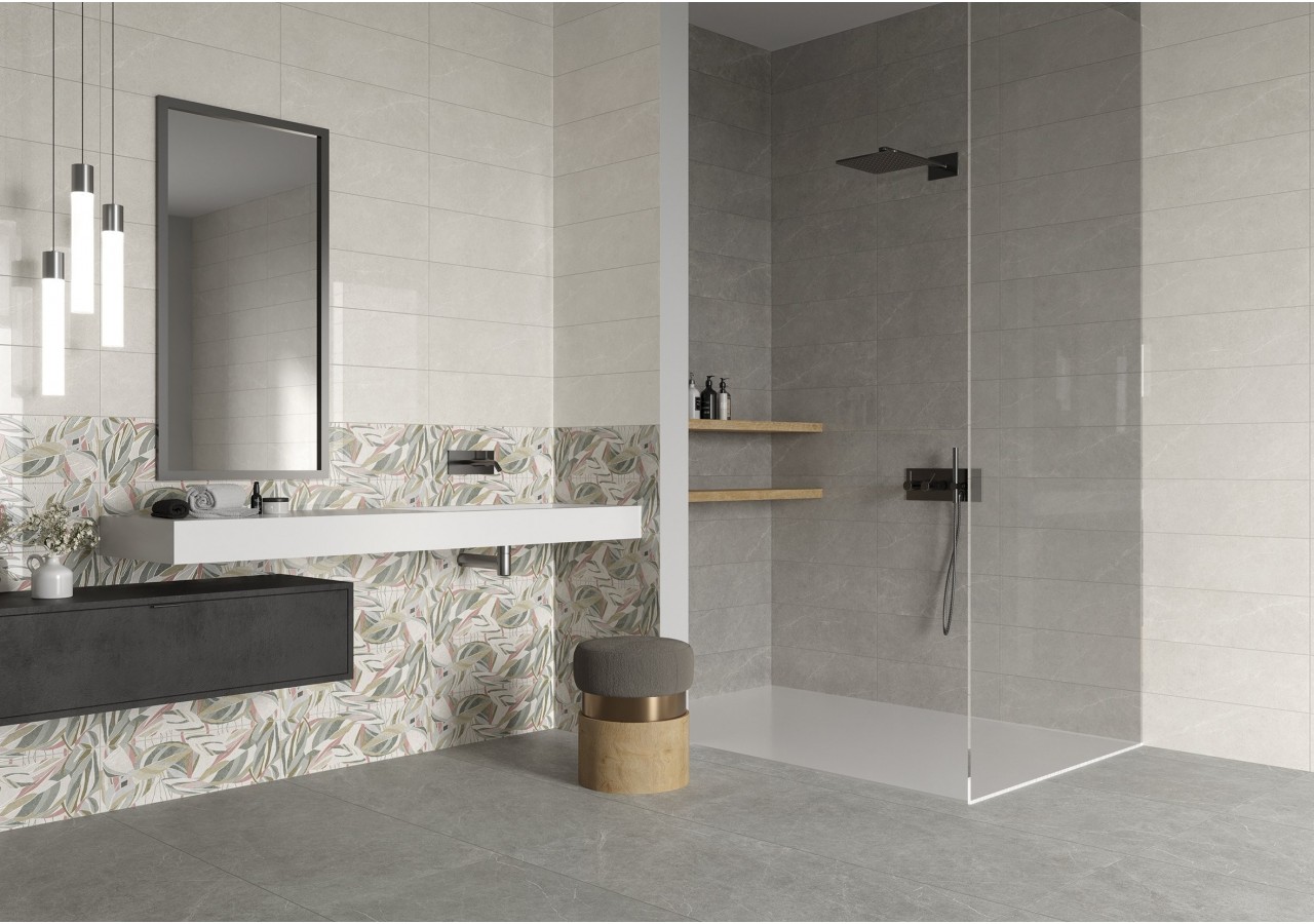 Time 60x60 Fog - Carrelage intérieur en Grès Cérame émaillé (GS) Rectifié - TI6060FO