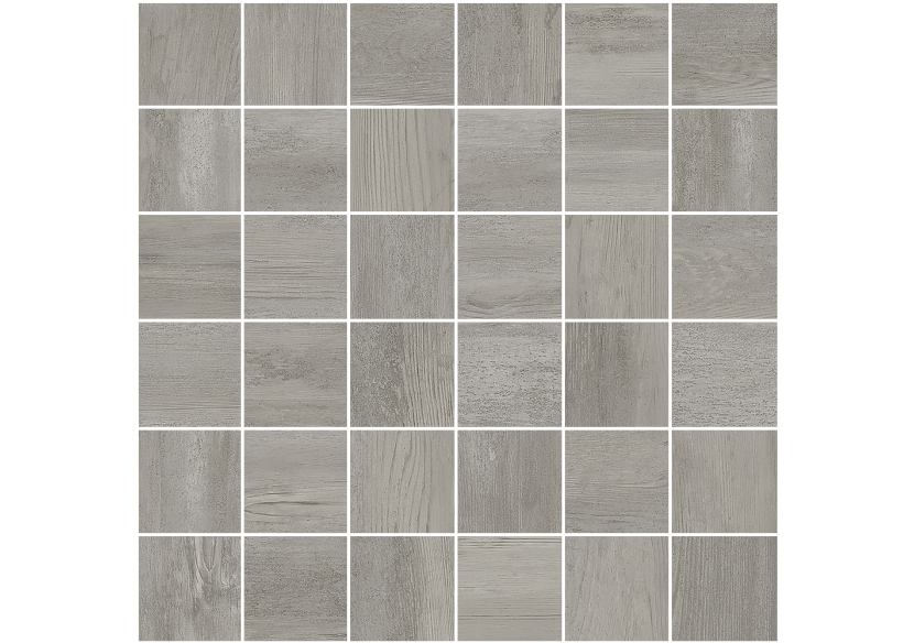 Absolute Gris - Mosaique en Grès Cérame émaillé (GS) - ABWOMOSGY