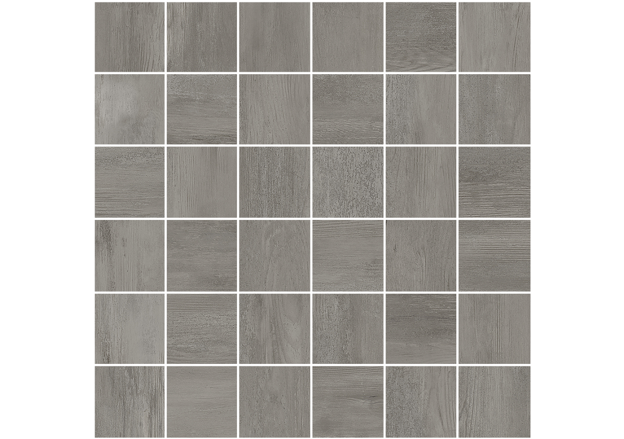 Absolute Gris - Mosaique en Grès Cérame émaillé (GS) - ABWOMOSSM