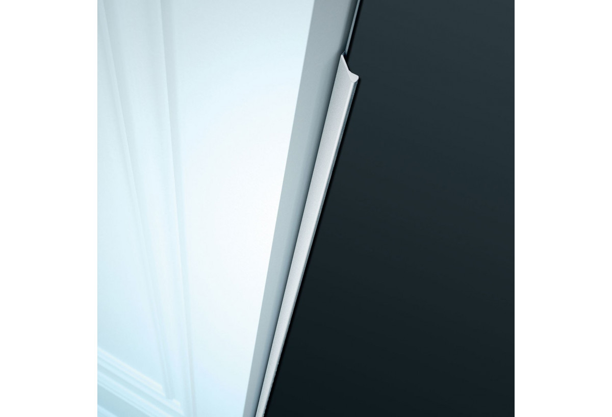 Surpoignée adhésive droite pour façades coulissantes