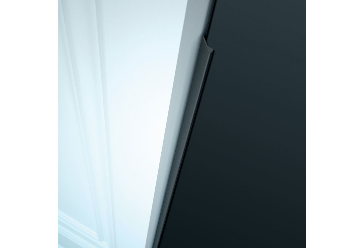 Surpoignée adhésive droite pour façades coulissantes