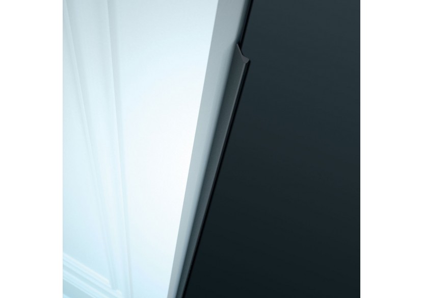 Surpoignée adhésive droite pour façades coulissantes