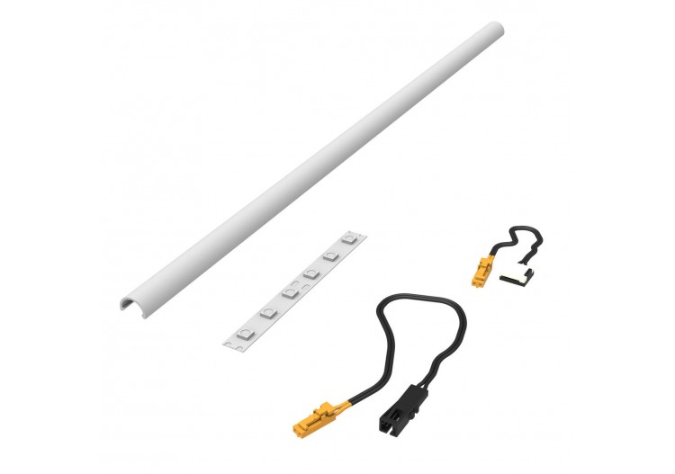 Éclairage LED pour plinthe murale en aluminium