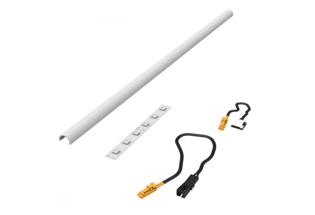 Éclairage LED pour plinthe murale en aluminium