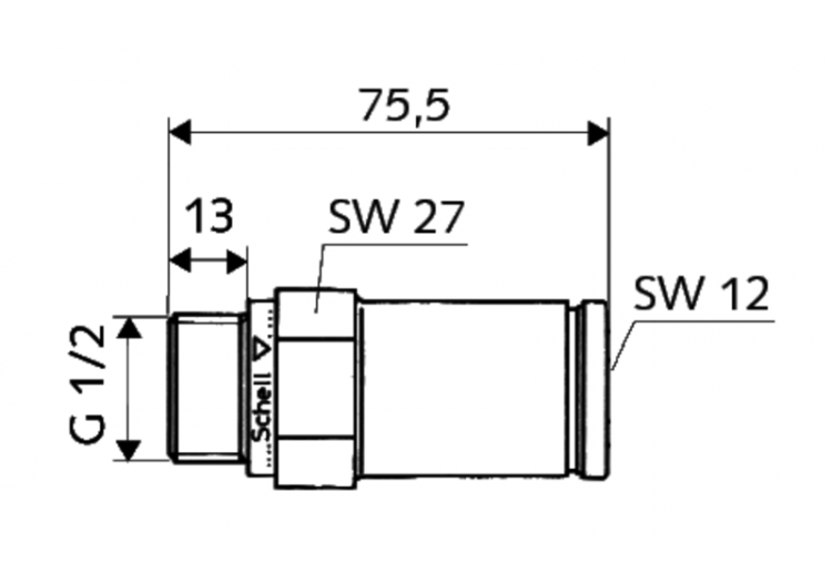 Élément de montage - 000020099 - Schell 2